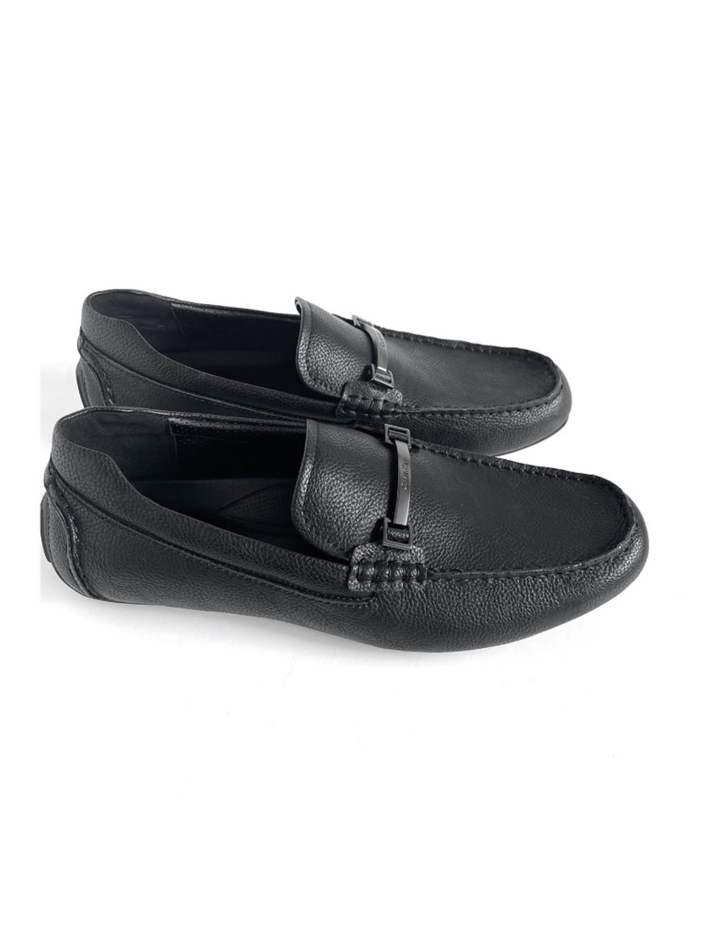Calvin Klein Men's "Otilis" Black Casual Slip-On Loafers Size: 11